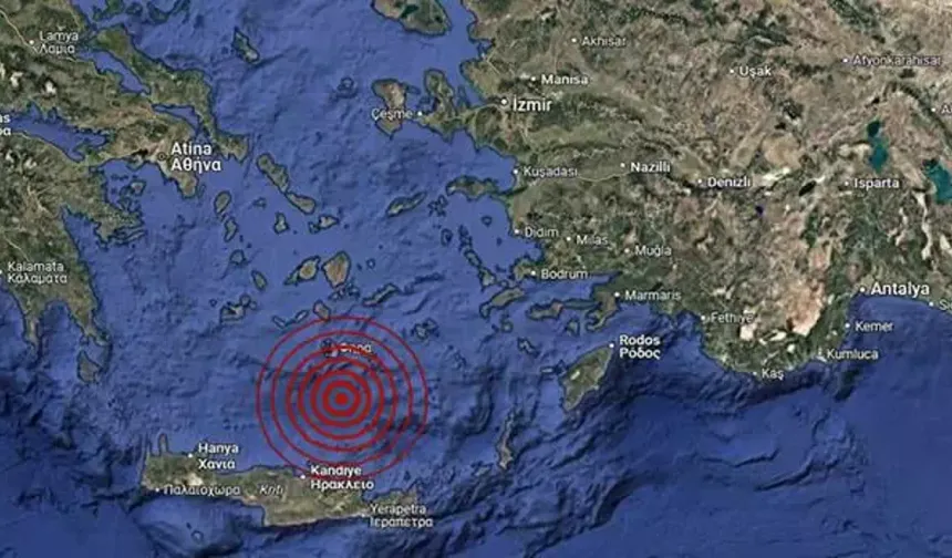 Adalar Denizi'nde 3,2 büyüklüğünde deprem