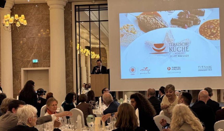 Berlin'de "Türk Mutfağı Haftası" kapsamında geleneksel lezzetler tanıtıldı