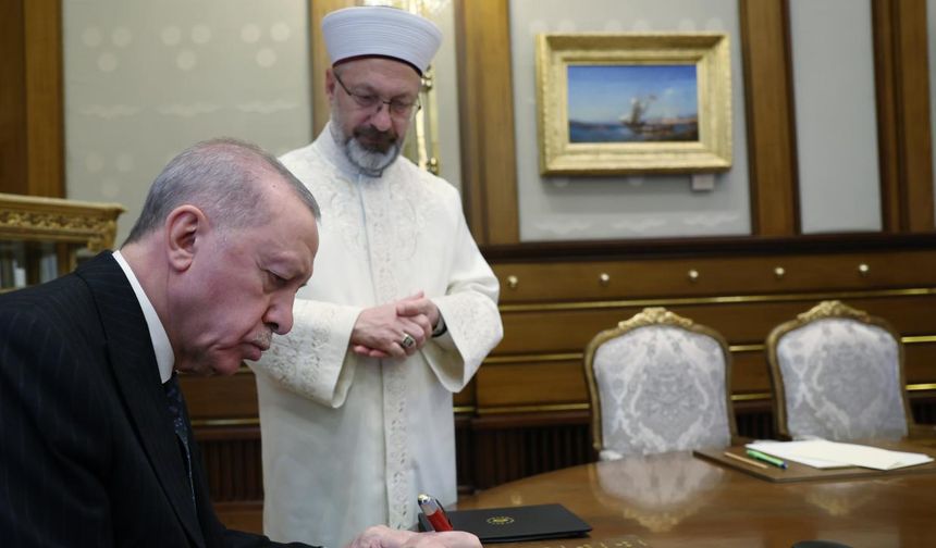 Cumhurbaşkanı Erdoğan, TDV'ye kurban bağışında bulundu