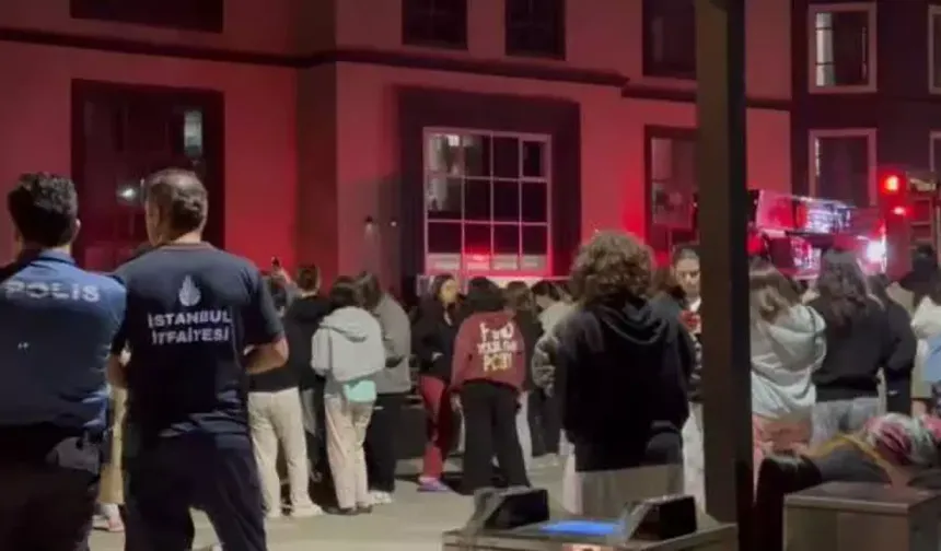Büyük panik! Tuzla’da, öğrenci yurdundaki yangın