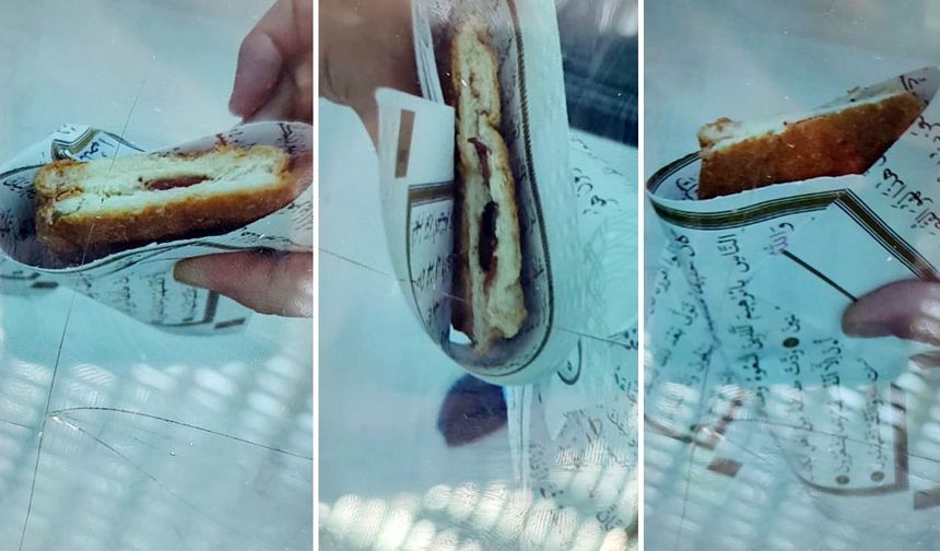 Gaziantep'te skandal! Kantinci Kur'an-ı Kerim sayfalarını tost kağıdı yaptı
