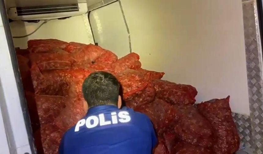 Samsun'da kaçak avlanan 2,9 ton midye ele geçirildi