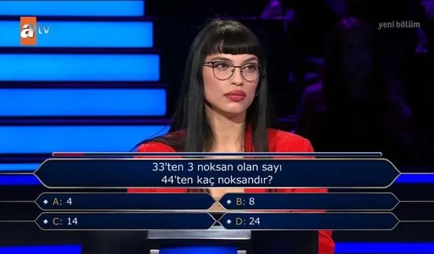 Öyle bir soruda elendi ki! Herkes şaştı, kaldı