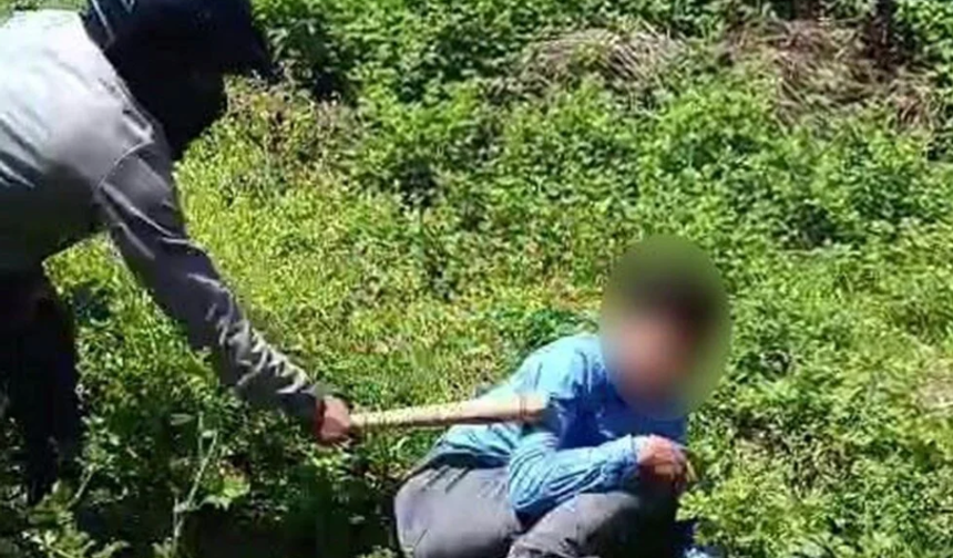 Otoyol kenarında öldüresiye dayak: "Kurban olayım yapma!"