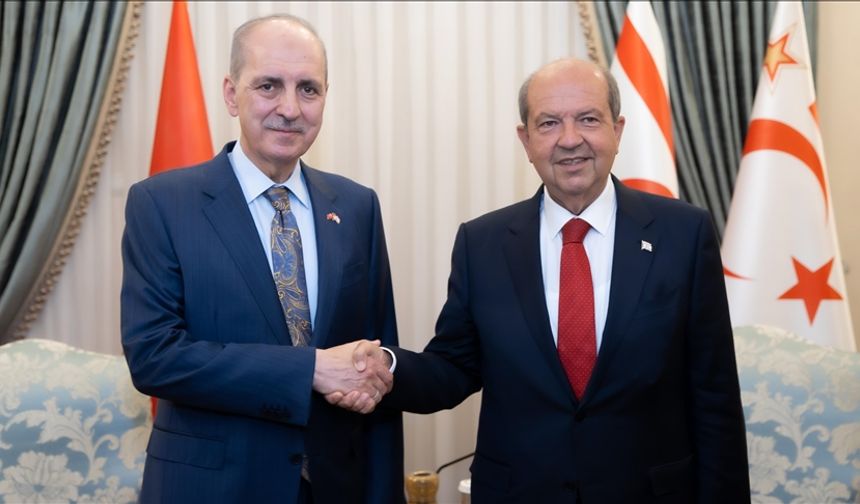 KKTC Cumhurbaşkanı Tatar'dan TBMM Başkanı Kurtulmuş'a tebrik telefonu