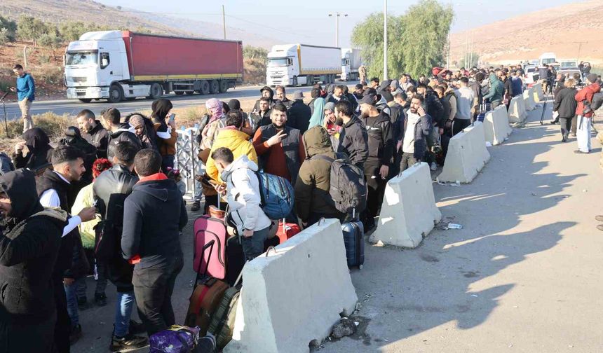Suriyeliler dönüyor! Giden dönmüyor