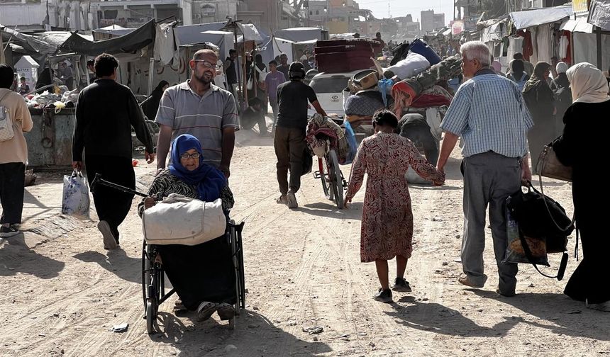 Soykırımcı İsrail ordusundan Gazze'nin güneyindeki Filistinliler için sürgün emri