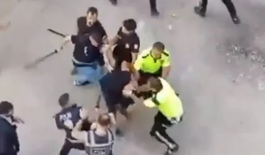 Şanlıurfa’da iki grup arasında taşlı sopalı kavga