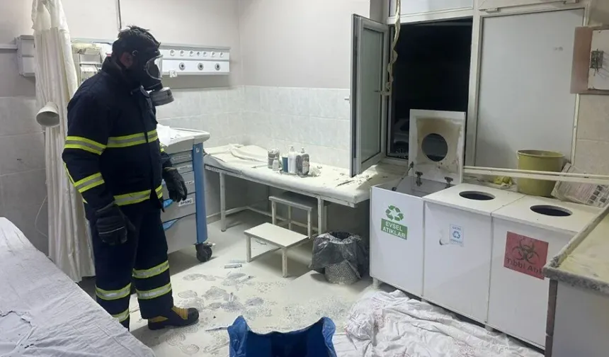 Sinop'ta acil serviste patlama: Bir hemşire tutuklandı