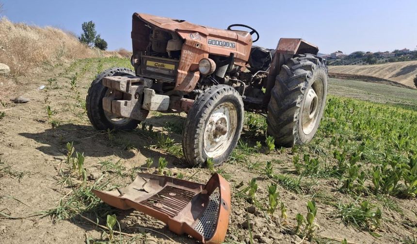 Traktör tarlaya uçtu: 16 yaşındaki çocuk hayatını kaybetti