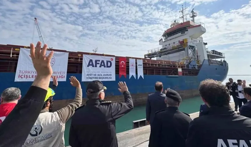 Türkiye'den Filistin'e 102 ton insani yardım gönderildi