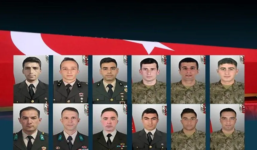 Türkiye 12 şehidimize ağlıyor! Yarım kalan öyküler