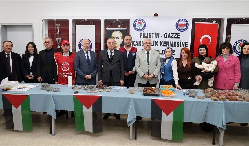 Sinop'ta Filistin'e destek kermesi açıldı