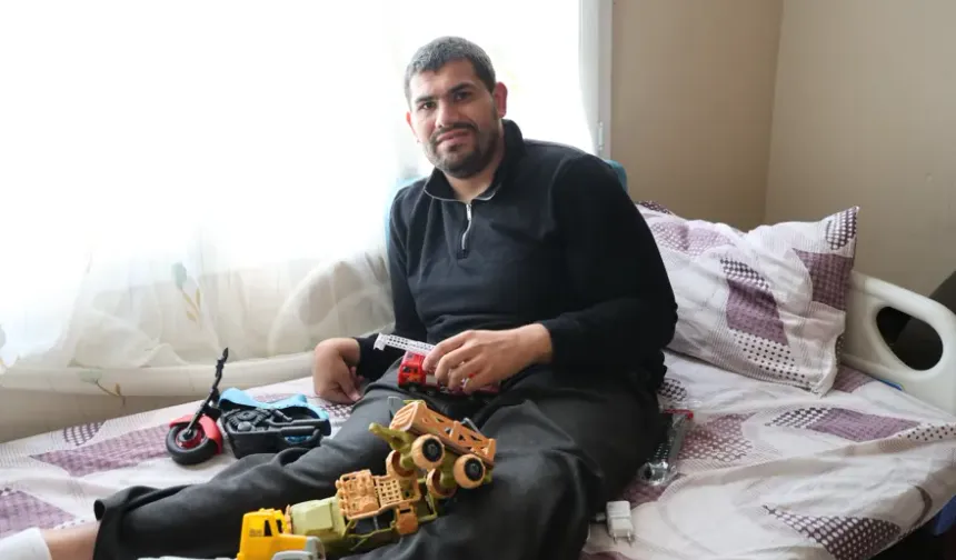 Boynuna batan tel engelli bıraktı, 24 yıldır yürüme hayali kuruyor