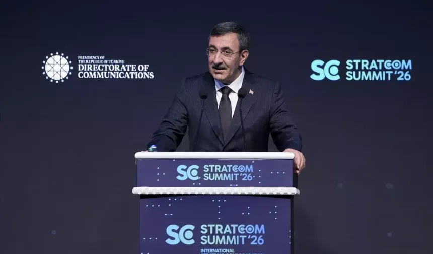 Cumhurbaşkanı Yardımcısı Yılmaz, STRATCOM Zirvesi'nde konuştu