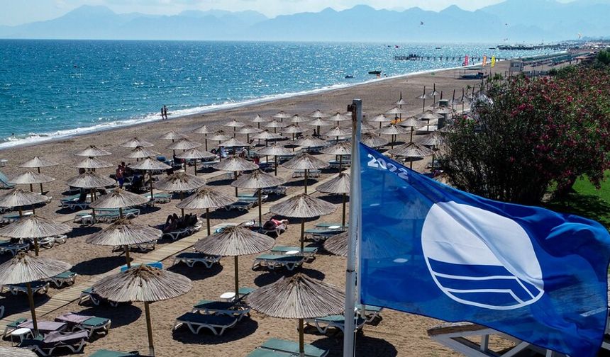 Bu yıl Türkiye'den 580 plaj "Mavi Bayrak" almaya hak kazandı
