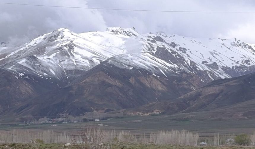 Van'ın yüksek kesimlerinde kar etkili oldu