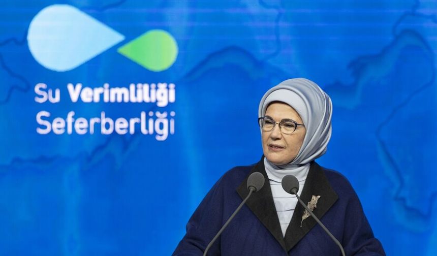Emine Erdoğan'dan "Su Verimliliği Seferberliği" paylaşımı