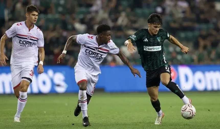 Kocaelispor, Samsunspor'u mağlup etti... İşte fotoğraflarla maç özeti!