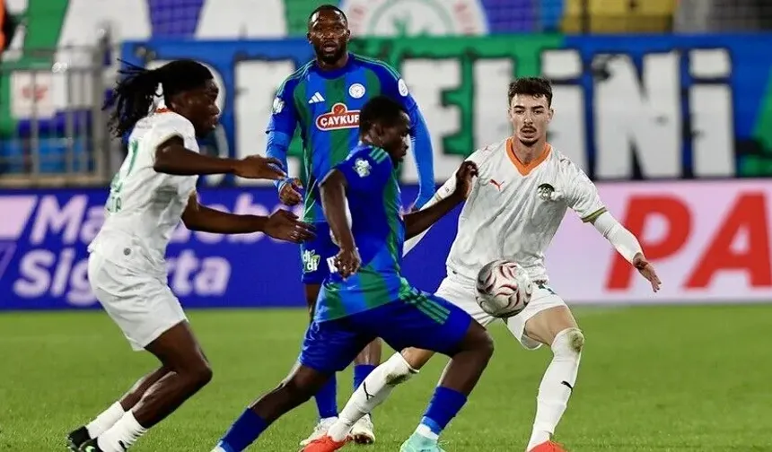 Rize’de şaşırtan sonuç: Alanyaspor’dan deplasmanda büyük sürpriz