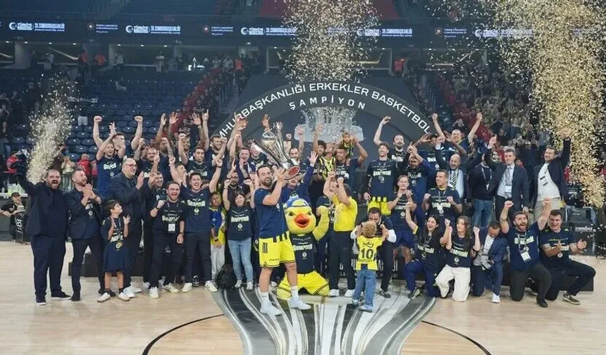 Basketbolda Erkekler Cumhurbaşkanlığı Kupası'nı Fenerbahçe Tarfin kazandı!