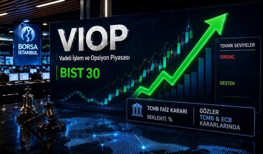 VİOP’ta BIST 30 endeks kontratı güne yükselişle başladı: 15.426 puan