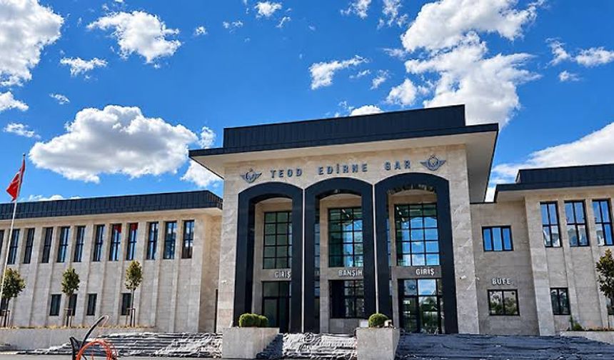 Halkalı-Kapıkule hattındaki yeni Edirne Garı tamamlandı