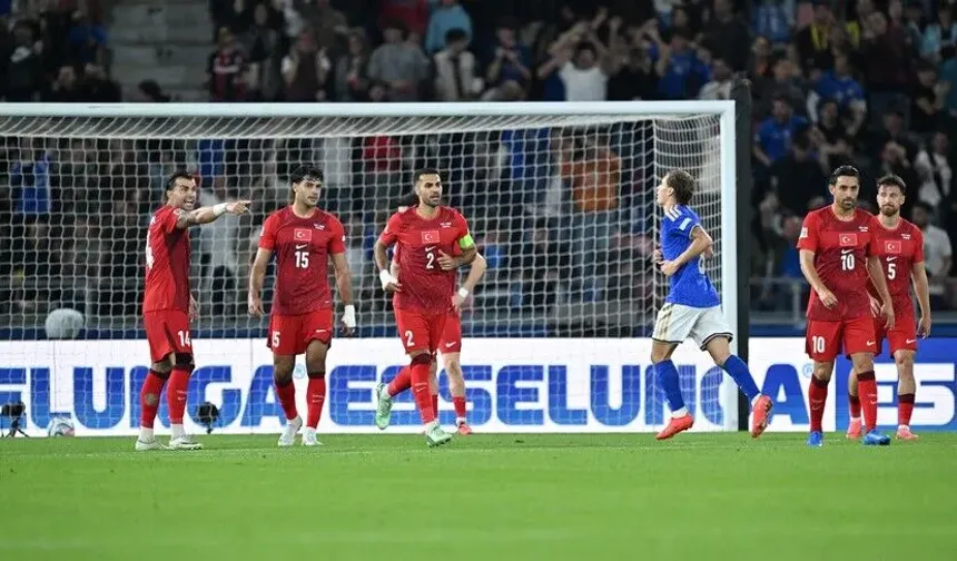 A Milli Futbol Takımı, İtalya'ya 3-1 yenildi!