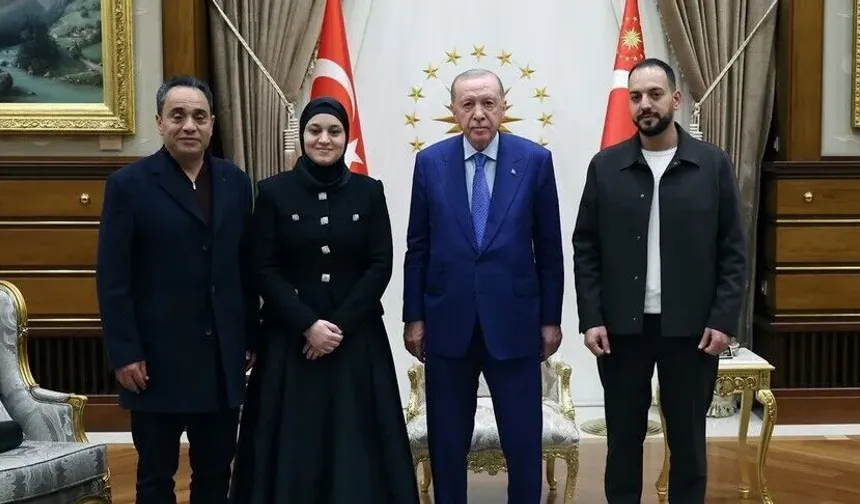 Cumhurbaşkanı Erdoğan, Hind Rajab'ın ailesini kabul etti