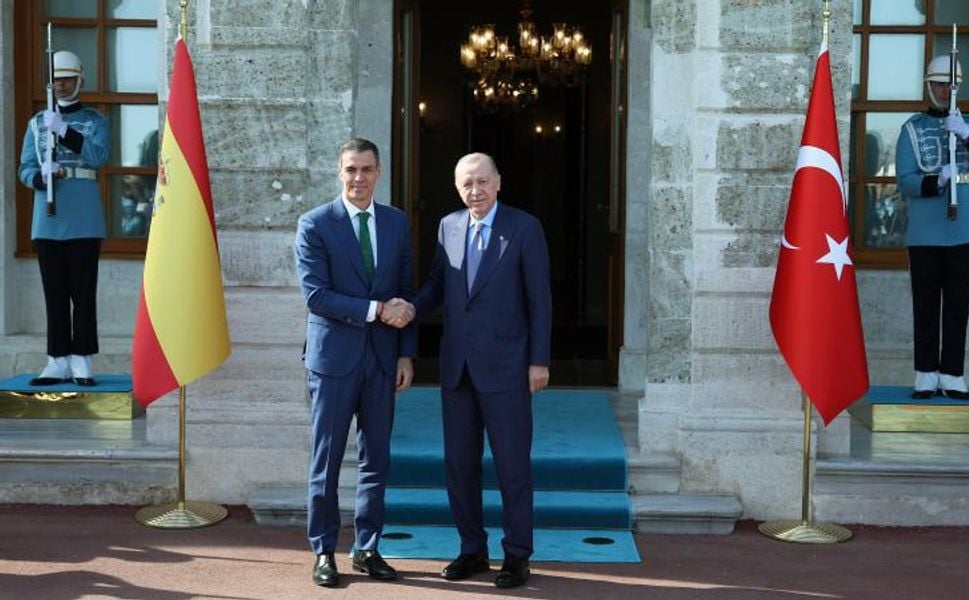 Cumhurbaşkanı Erdoğan, İspanya Başbakanı Sanchez'i kabul etti