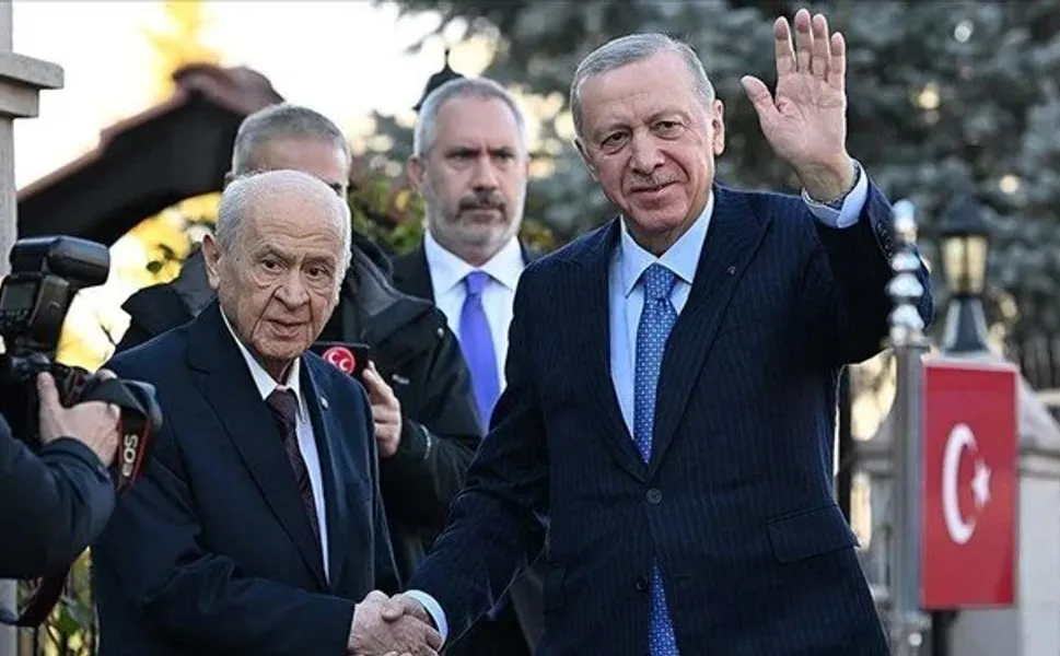 Cumhurbaşkanı Erdoğan, Devlet Bahçeli'yi ziyaret etti