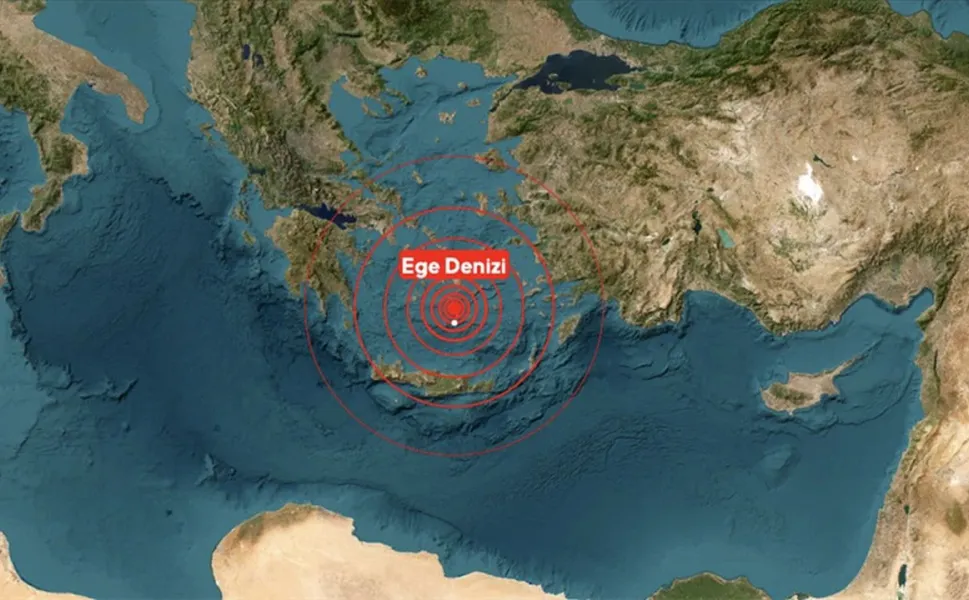 Ege'de büyük deprem! AFAD duyurdu