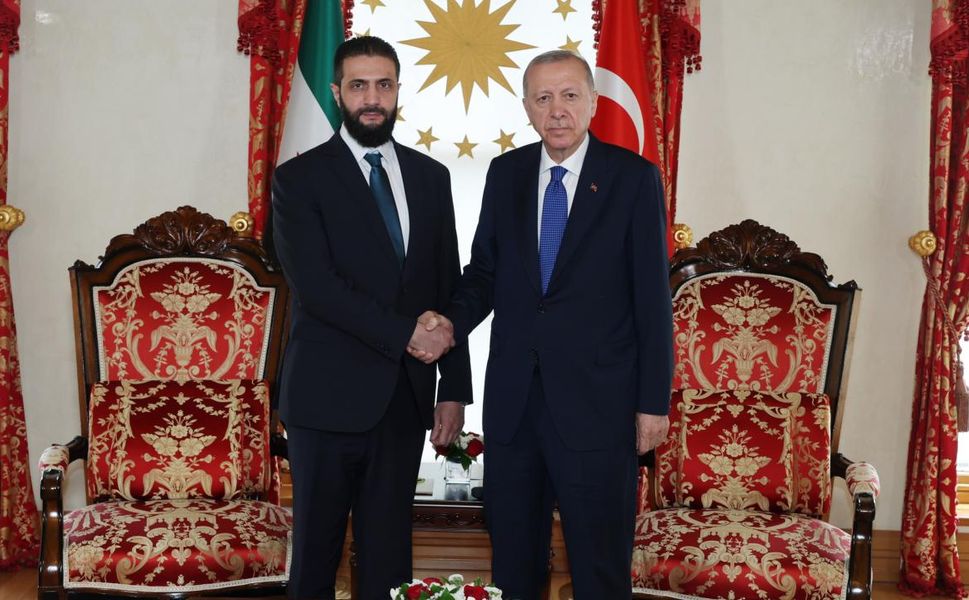 Erdoğan, Ahmed Şara ile bir araya geldi