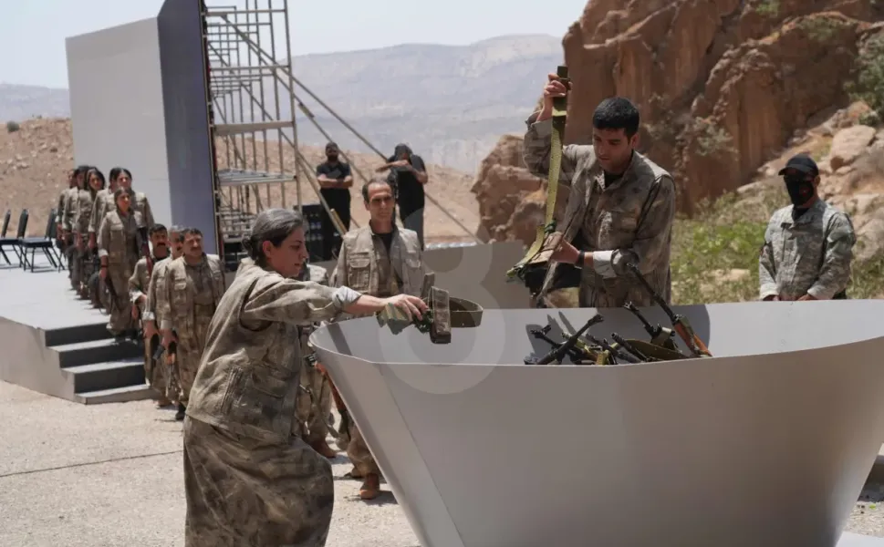 PKK, silahlarını bıraktı, imha etti! Görüntüler paylaşıldı