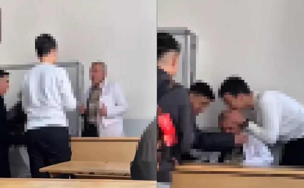 Eli öpülesi öğretmen! Kolu kırıldı, şikayetçi olmadı