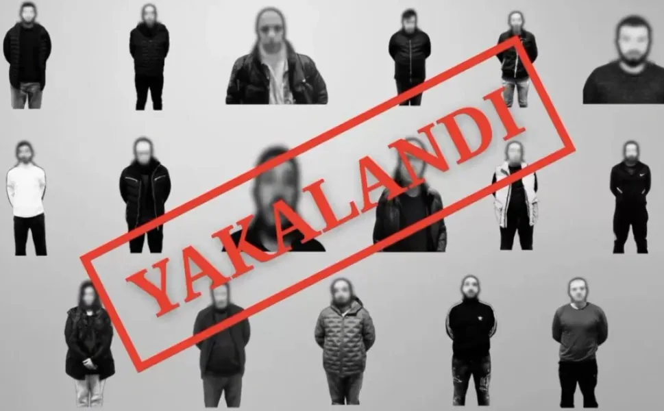 Kırmızı bülten ve kırmızı difüzyonla aranan 17 suçlu yakalandı