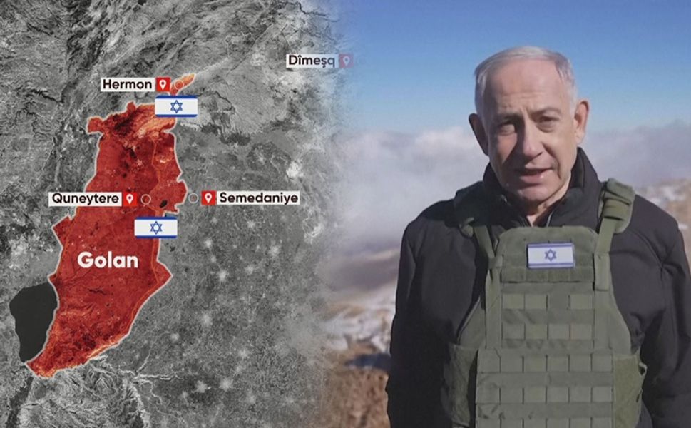 Netanyahu Suriye'de: "Suriye’den çekilmiyoruz"