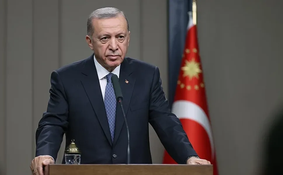 Cumhurbaşkanı Erdoğan, Filistin Devlet Başkan Yardımcısı Hüseyin eş-Şeyh'i kabul etti