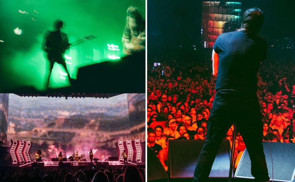 ABD'li rock grubundan sahnede dev protesto, Orta Doğu mesajları çok ses getirdi