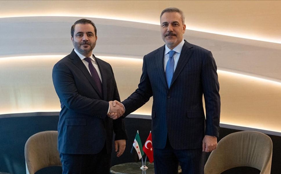 Bakan Fidan, Şam'da Suriyeli mevkidaşı Şeybani ile görüştü