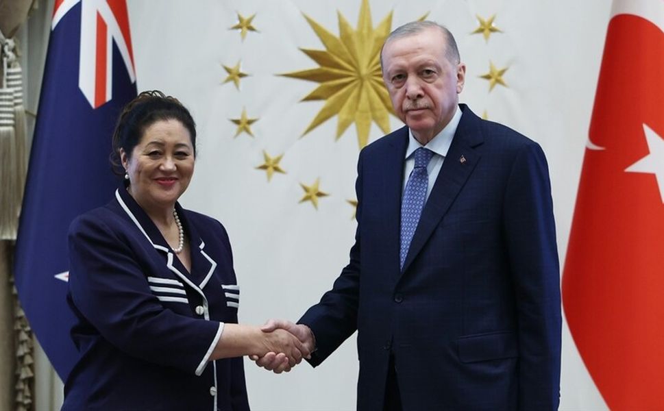 Cumhurbaşkanı Erdoğan, Yeni Zelanda Genel Valisi Kiro'yu kabul etti