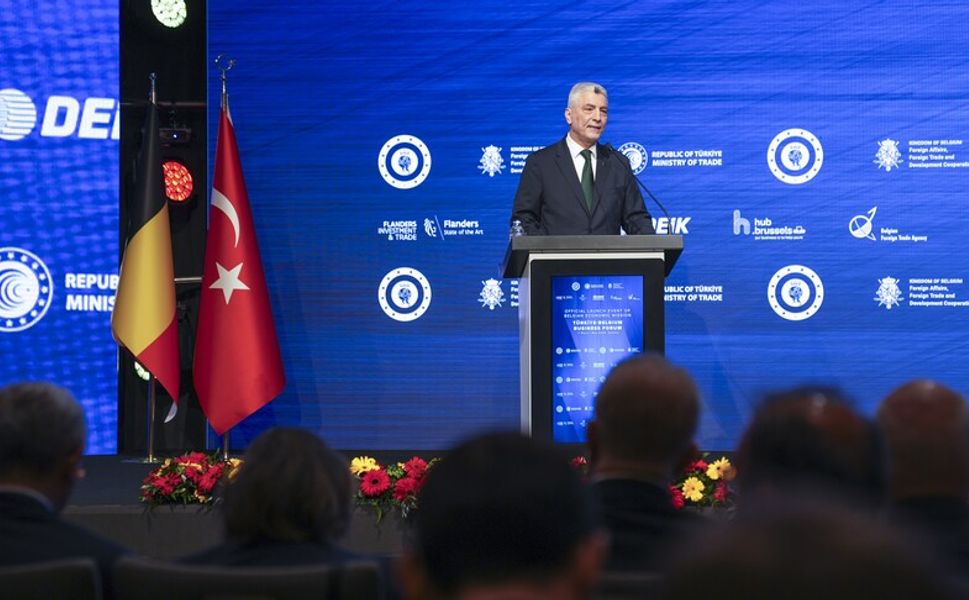 Ticaret Bakanı Bolat: Türkiye ile Belçika 15 milyar dolarlık ikili ticaret hacmine ulaşmayı hedefliyor