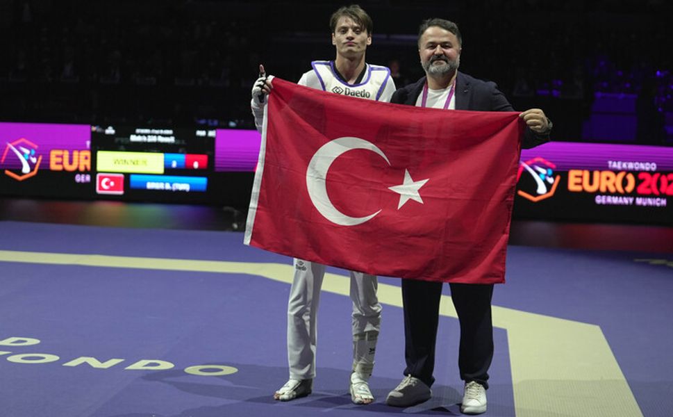 2026 Avrupa Tekvando Şampiyonası'nda milli sporcu Berkay Erer altın madalya kazandı