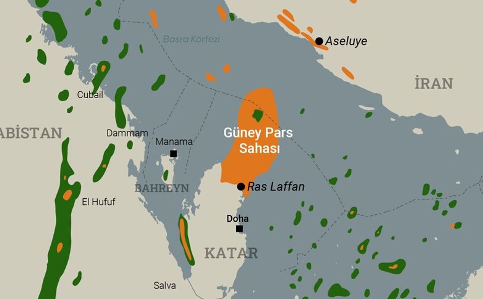 İran, Güney Pars doğal gaz sahasındaki üç deniz üstü platformunda gaz üretimini yeniden başlattı