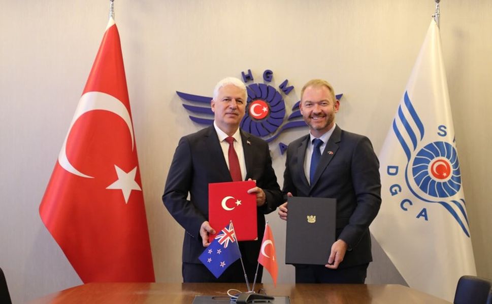 Türkiye ile Yeni Zelanda havacılık alanında mutabakat zaptı imzaladı
