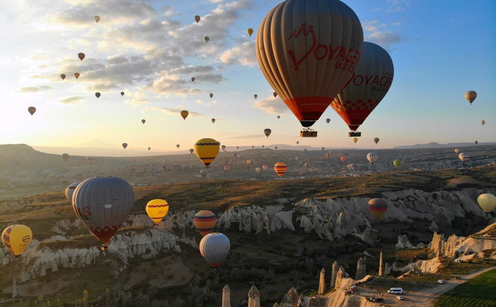 Balon turizminde yolcu sayısı başkentin nüfusunu aştı