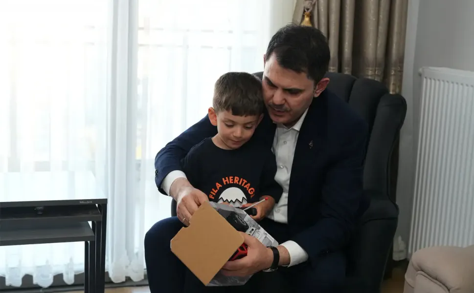 Bakan Kurum’dan Yusuf ve dedesine ziyaret