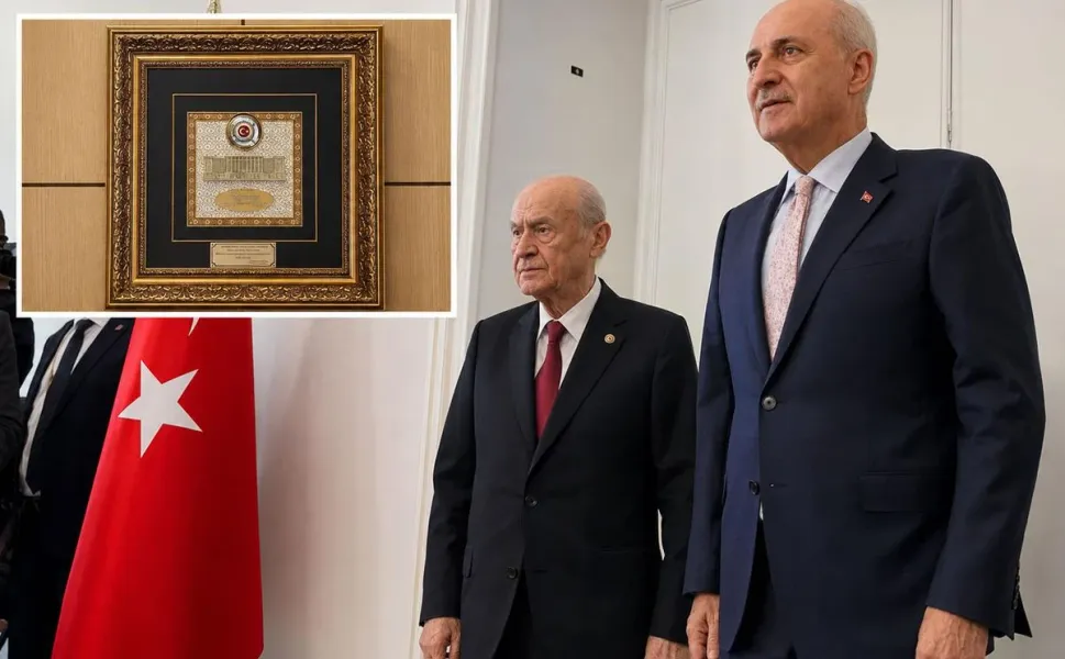 Bahçeli’den Kurtulmuş’a anlamlı hediye