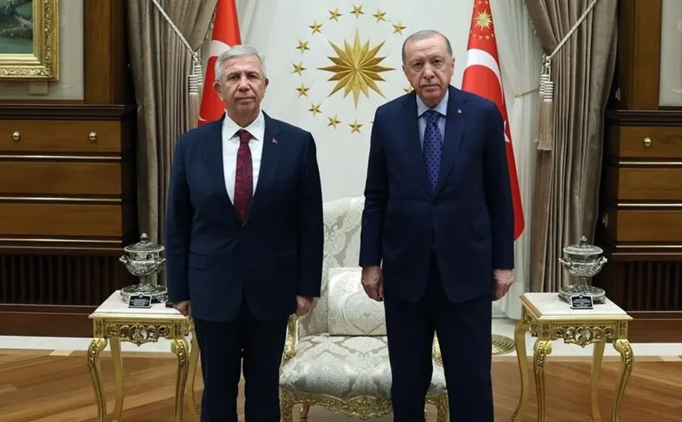 Cumhurbaşkanı Erdoğan Mansur Yavaş'ı kabul etti