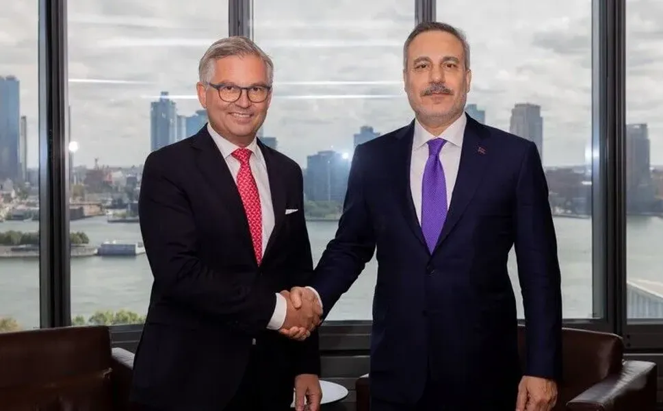 Dikkat çeken görüşme: Fidan ve Brunner bir araya geldi